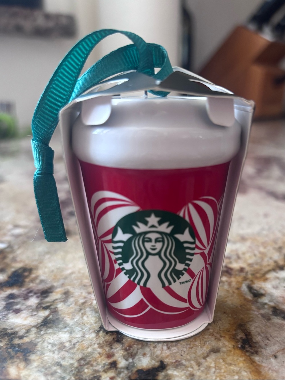 Starbucks 2024 peppermint Ornament